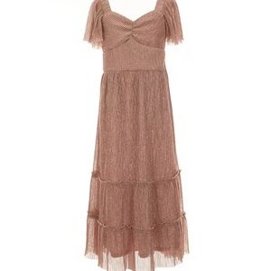 NWT BIG GIRLS LONG DRESS SIZE 14